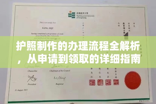 元宝护照制作的办理流程全解析，从申请到领取的详细指南
