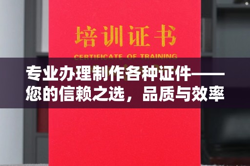 南雄专业办理制作各种证件——您的信赖之选，品质与效率的完美结合